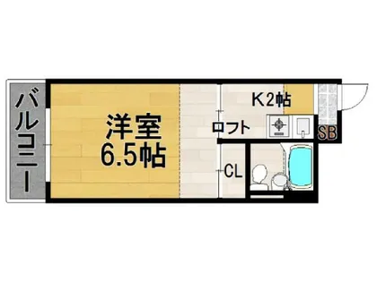 プレスト飯倉II【204号室】の間取り
