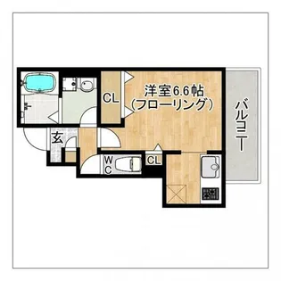 アムール椿【101号室】の間取り