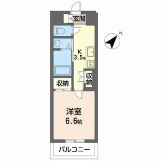 a la mode Hineno 【6階】の間取り