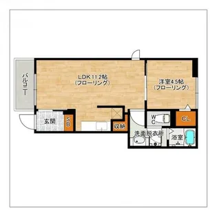 ベルコロレVII【A101号室】の間取り