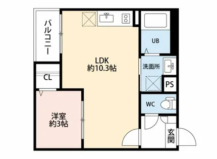 Jack ashinoyaⅠ【2階】の間取り