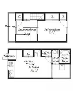 豊島ハイツ【1階】の間取り