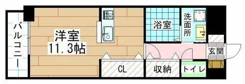 福岡県北九州市小倉北区片野3丁目【マンション】の間取り