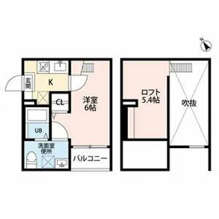 ウィニシエート【2階】の間取り