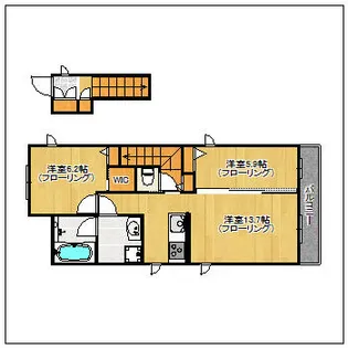 Shamaison K【2階】の間取り