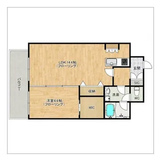 エグゼ博多コンドミニアム【5階】の間取り