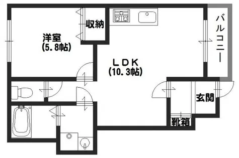 BJスタシィオン【1階】の間取り