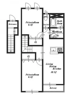 ルミナスハイム【2階】の間取り