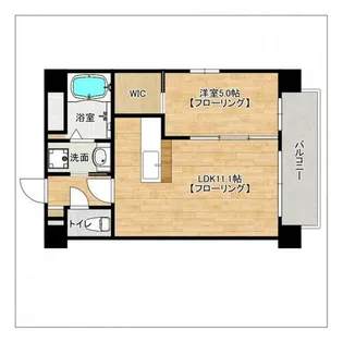 Molto Felice【502号室】の間取り