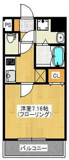 サヴォイ箱崎セントリシティ【402号室】の間取り