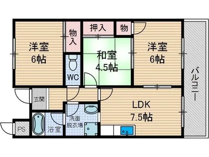 リファインドカースル【1階】の間取り
