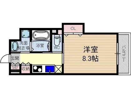 エスト茨木【703号室】の間取り