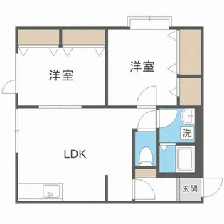 Nコート【202号室】の間取り