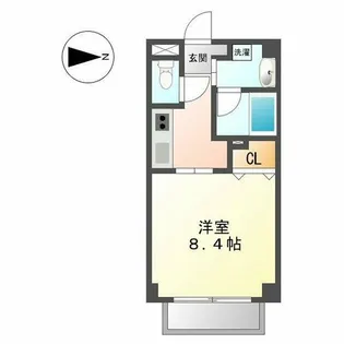 レクサ若葉【301号室】の間取り