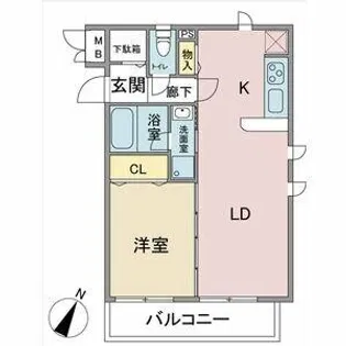 INVILLAGE【1階】の間取り
