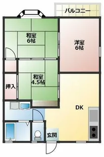 ファミール神戸B【203号室】の間取り