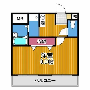 サンコークレアール【5階】の間取り