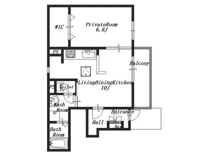 DKⅡ【1階】の間取り