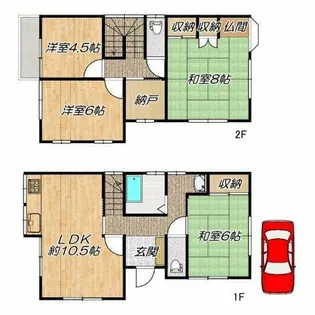 大阪府和泉市阪本町【一戸建】の間取り