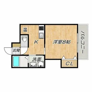 エムス金剛Ⅱ【207号室】の間取り