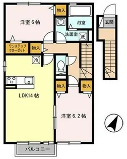 コンフォートM【2階】の間取り