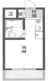 クリアキューブ姫路【117号室】の間取り
