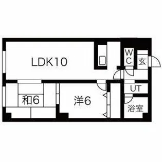 レジデンス22【3階】の間取り