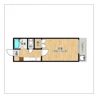 FOREST DAZAIFU【302号室】の間取り