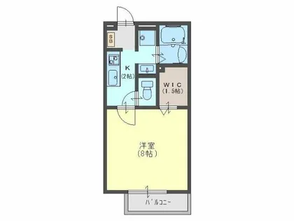 D・スクウェア【2階】の間取り