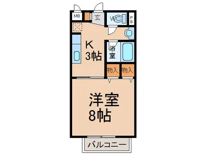 サープラスワン ハセガワ【2階】の間取り