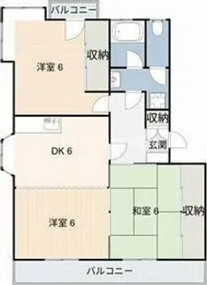 アーバンハイム鍋田【2階】の間取り
