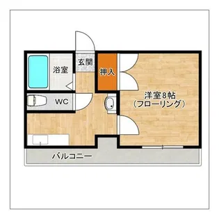 グリーンヒルズ香椎【605号室】の間取り