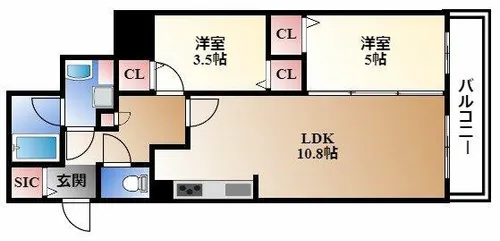 プレサンスTHE久屋大通レジェンド【14階】の間取り