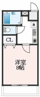 ハイツKYOYA【2階】の間取り