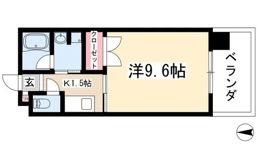 弥富通ライズ【3階】の間取り