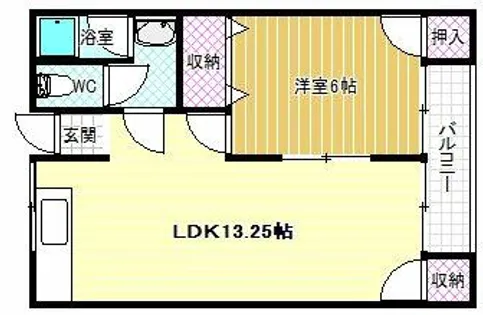 ハイム上野Ⅱ【3階】の間取り