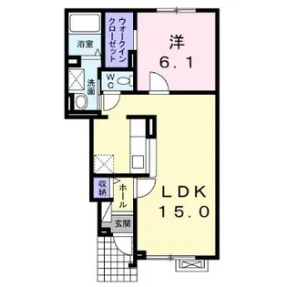 エル ゴルド【102号室】の間取り