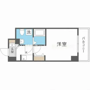 プラディオ天満セレニテ【10階】の間取り