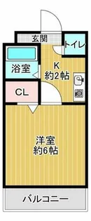 ベルエーキップ【6階】の間取り