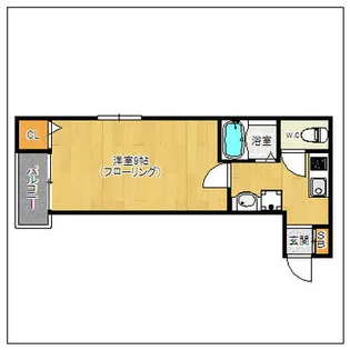 セレブマンション今宿【205号室】の間取り