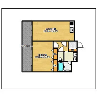 高口箔屋ビル【303号室】の間取り