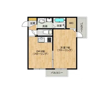プロスペリテ川上【508号室】の間取り