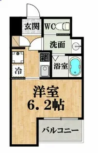 ArtizA森ノ宮D.C.【306号室】の間取り