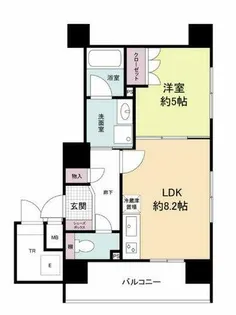 エル・セレーノ上本町レジデンス【7階】の間取り