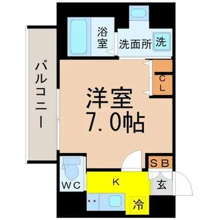 RESIDENCIA御器所【8階】の間取り