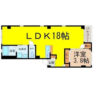 グランレーヴ東別院EAST【3階】の間取り