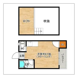 アーサー宗像【203号室】の間取り