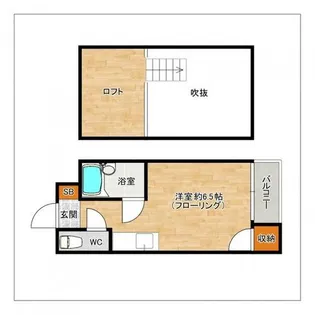 広瀬アパート【1階】の間取り