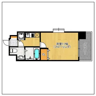 エンクレスト博多II【8階】の間取り
