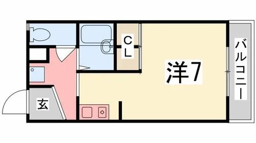リバーハイツ【205号室】の間取り